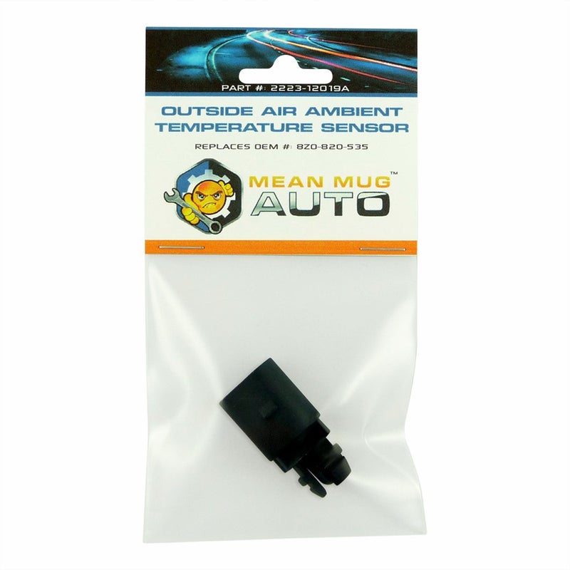 Mean Mug Auto 2223-12019A Outside Air Ambient Temperature Sensor - Compatible with Audi, Volkswagen VW - Replaces OEM #: 8Z0820535, WT5614, AX178, 5S11873, 6RD820535, 8Z0820535A - Image 1